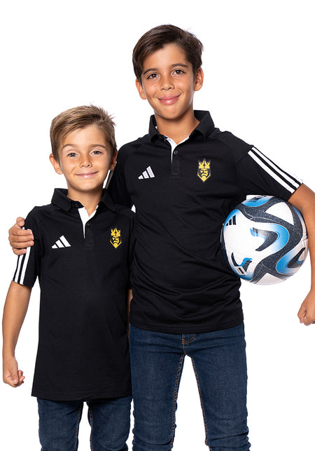 Kings League Fanswear Polo for Kids Black-White