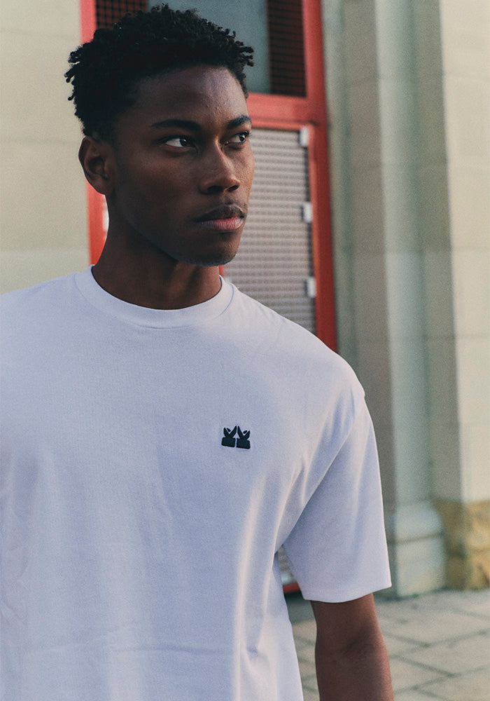 Maglietta Kings League con Logo Grande Bianco